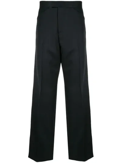 Oamc High Waisted Trousers In Blue