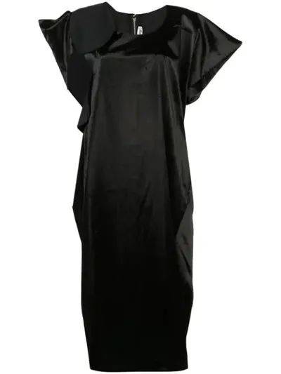 Comme Des Garçons Asymmetric Loose-fit Dress In Black