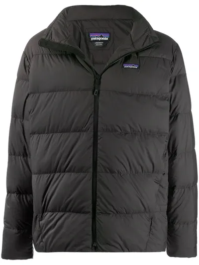 Patagonia Silent Down Jacket In Black