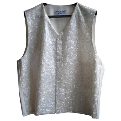 Pre-owned Paul & Joe Vest In White