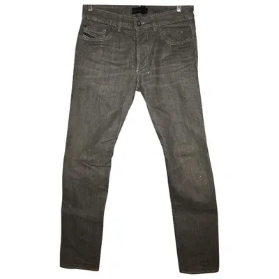 Pre-owned Diesel Black Gold Slim Jean In Grey