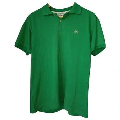 Pre-owned Lacoste Polo Shirt In Green