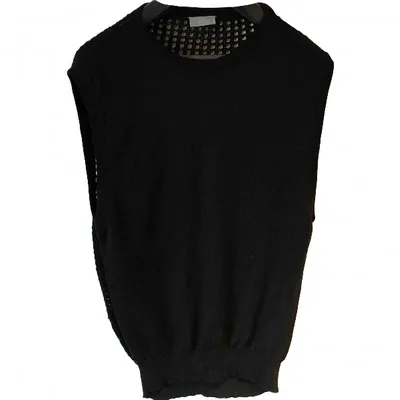 Pre-owned Dior Wool Knitwear & Sweatshirt In Black