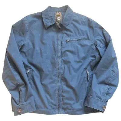 Pre-owned Timberland Jacket In Navy