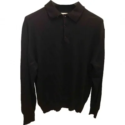 Pre-owned Ballantyne Wool Pull In Black