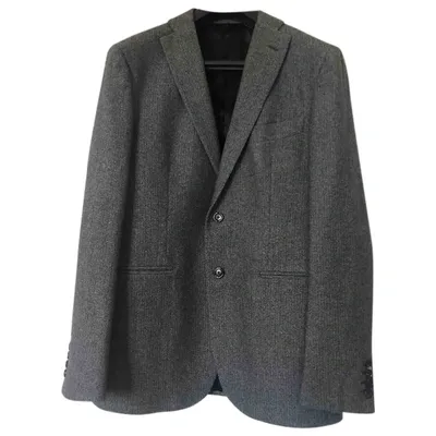 Pre-owned Tonello Wool Vest In Grey