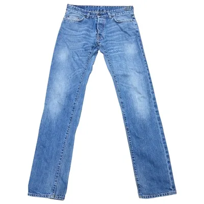 Pre-owned Mauro Grifoni Straight Jeans In Blue