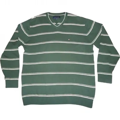 Pre-owned Tommy Hilfiger Knitwear & Sweatshirt In Green