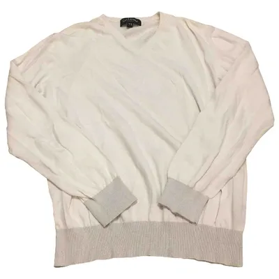 Pre-owned Guy Laroche Pull In White