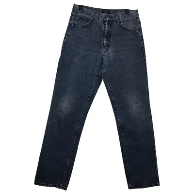 Pre-owned Valentino Straight Jeans In Blue