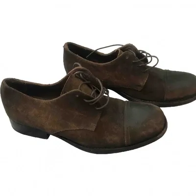 Pre-owned Ermanno Scervino Lace Ups In Brown