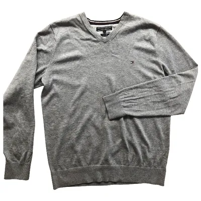 Pre-owned Tommy Hilfiger Pull In Grey