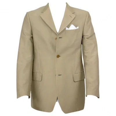 Pre-owned Versus Jacket In Beige