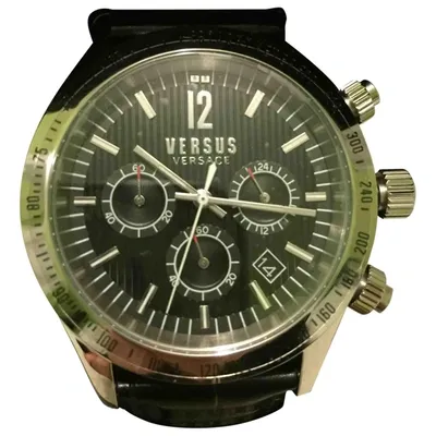 Pre-owned Versus Watch In Black