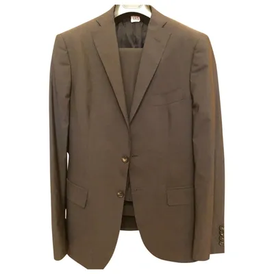 Pre-owned Tonello Wool Suit In Grey