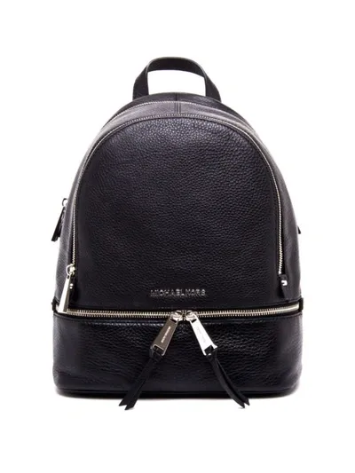 Michael Kors Rhea Zip Backpack In Black