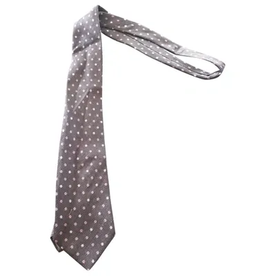 Pre-owned Nina Ricci Silk Tie In Navy