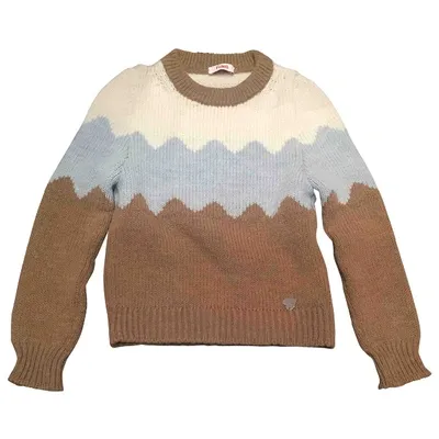 Pre-owned Blumarine Wool Jumper In Beige