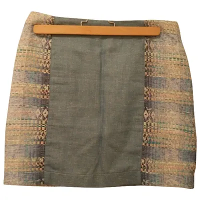 Pre-owned Sessun Mini Skirt In Multicolour