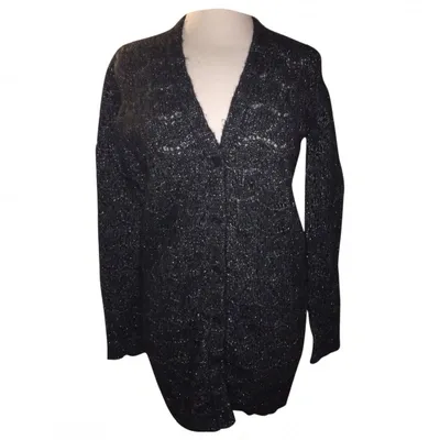 Pre-owned Versus Wool Cardigan In Anthracite