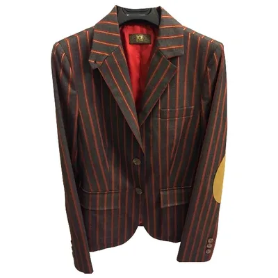 Pre-owned Iceberg Wool Blazer In Multicolour