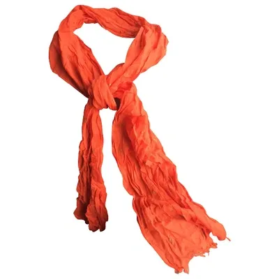 Pre-owned Bonpoint Orange Cotton Scarf