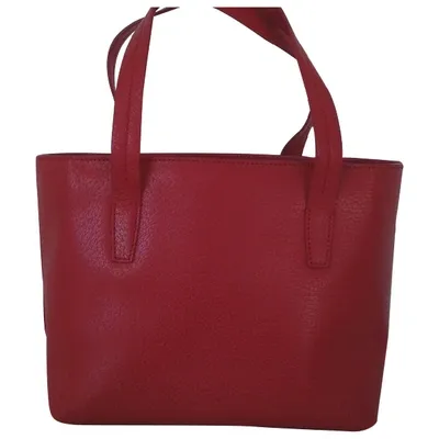 Pre-owned Bally Leather Handbag In Red