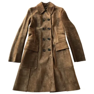 Pre-owned Jill Stuart Coat In Brown