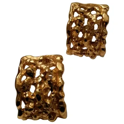 Pre-owned Guy Laroche Earrings In Gold