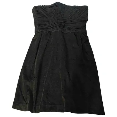 Pre-owned Azzaro Mini Dress In Black