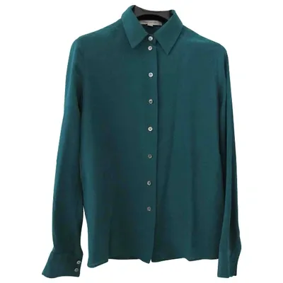 Pre-owned Marc Jacobs Silk Blouse In Green