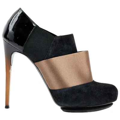 Pre-owned Diego Dolcini Heels In Black