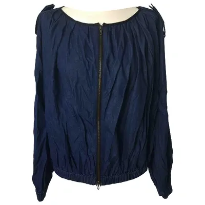 Pre-owned Lanvin Jacket In Blue