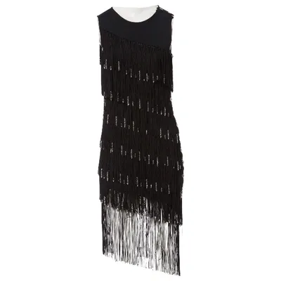 Pre-owned Azzaro Mid-length Dress In Black