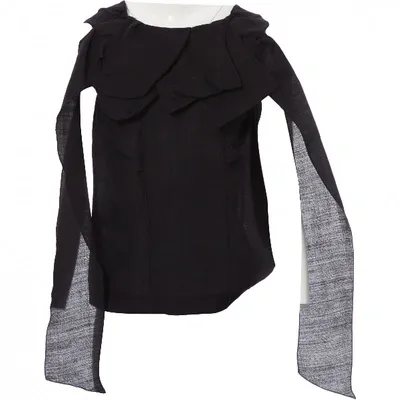 Pre-owned Marni Wool Top In Black