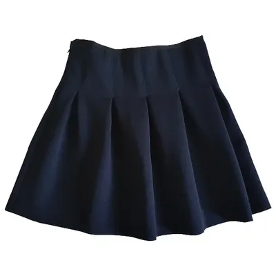 Pre-owned Alexander Wang T Mini Skirt In Blue