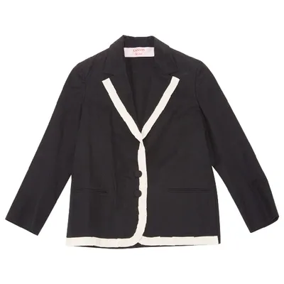 Pre-owned Lanvin Navy Cotton Jacket