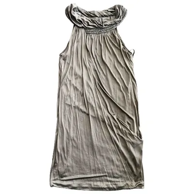 Pre-owned Roberto Cavalli Mid-length Dress In Silver