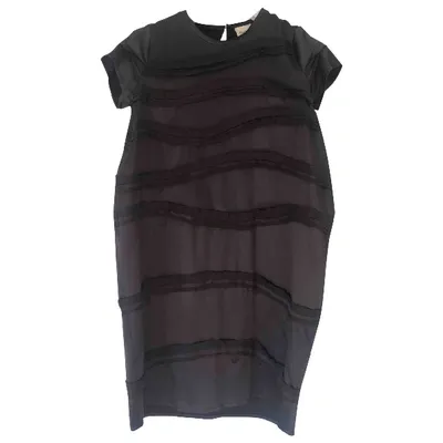 Pre-owned Douuod Mid-length Dress In Anthracite