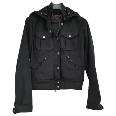 Pre-owned Woolrich Jacket In Black