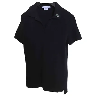 Pre-owned Lacoste Blue Cotton Top