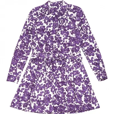 Pre-owned Diane Von Furstenberg Mid-length Dress In Purple