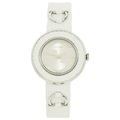 Pre-owned Gucci Watch In Silver