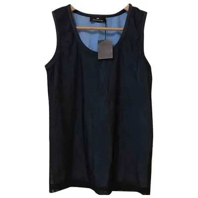 Pre-owned Alberto Biani Vest In Blue