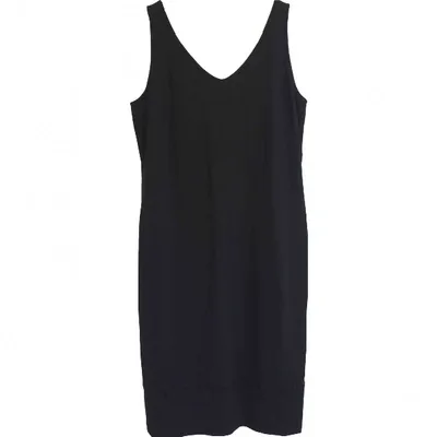 Pre-owned Blumarine Wool Mid-length Dress In Black