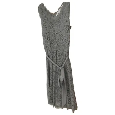 Pre-owned Diane Von Furstenberg Mid-length Dress In Grey