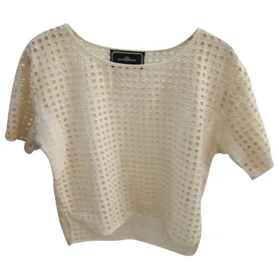 Pre-owned By Malene Birger Tunic In Ecru