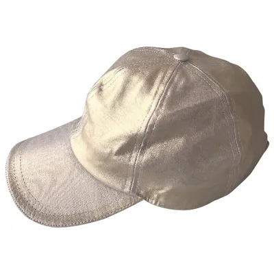 Pre-owned Fendi Cap In Gold