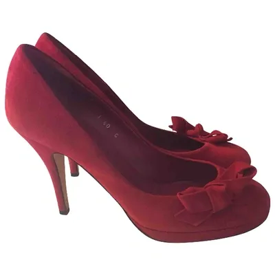 Pre-owned Lk Bennett Heels In Red