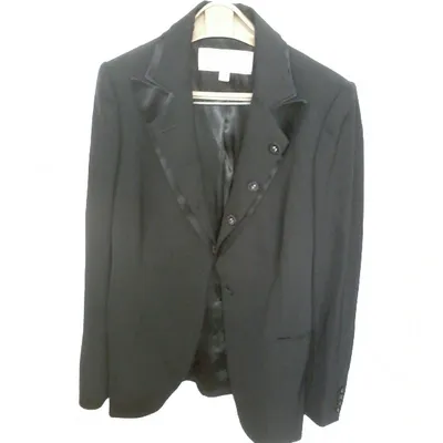 Pre-owned Giambattista Valli Wool Blazer In Black